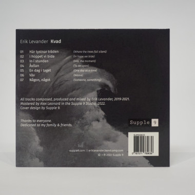 Erik Levander - Kvad CD Rear